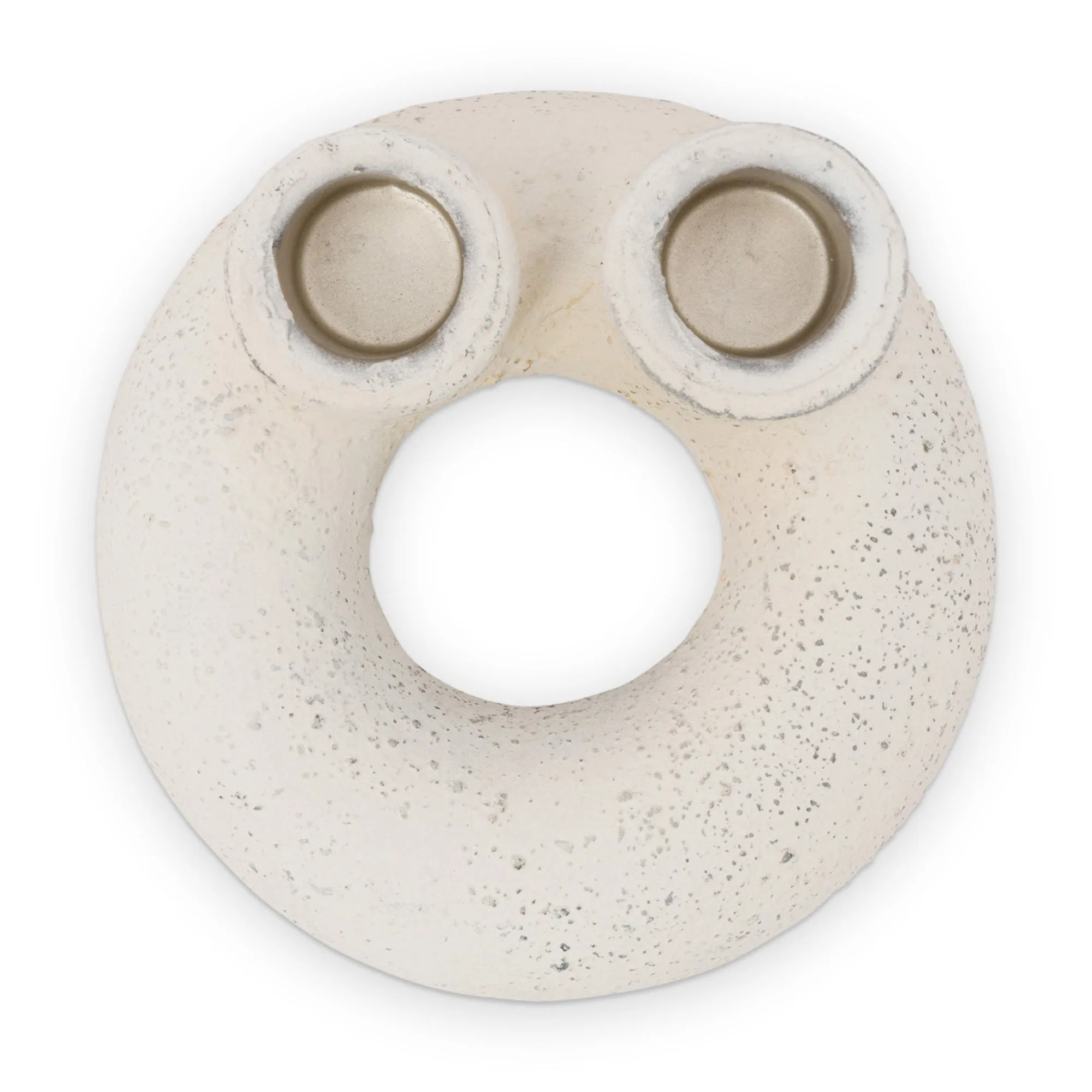 12cm White Ecomix Candle Holder
