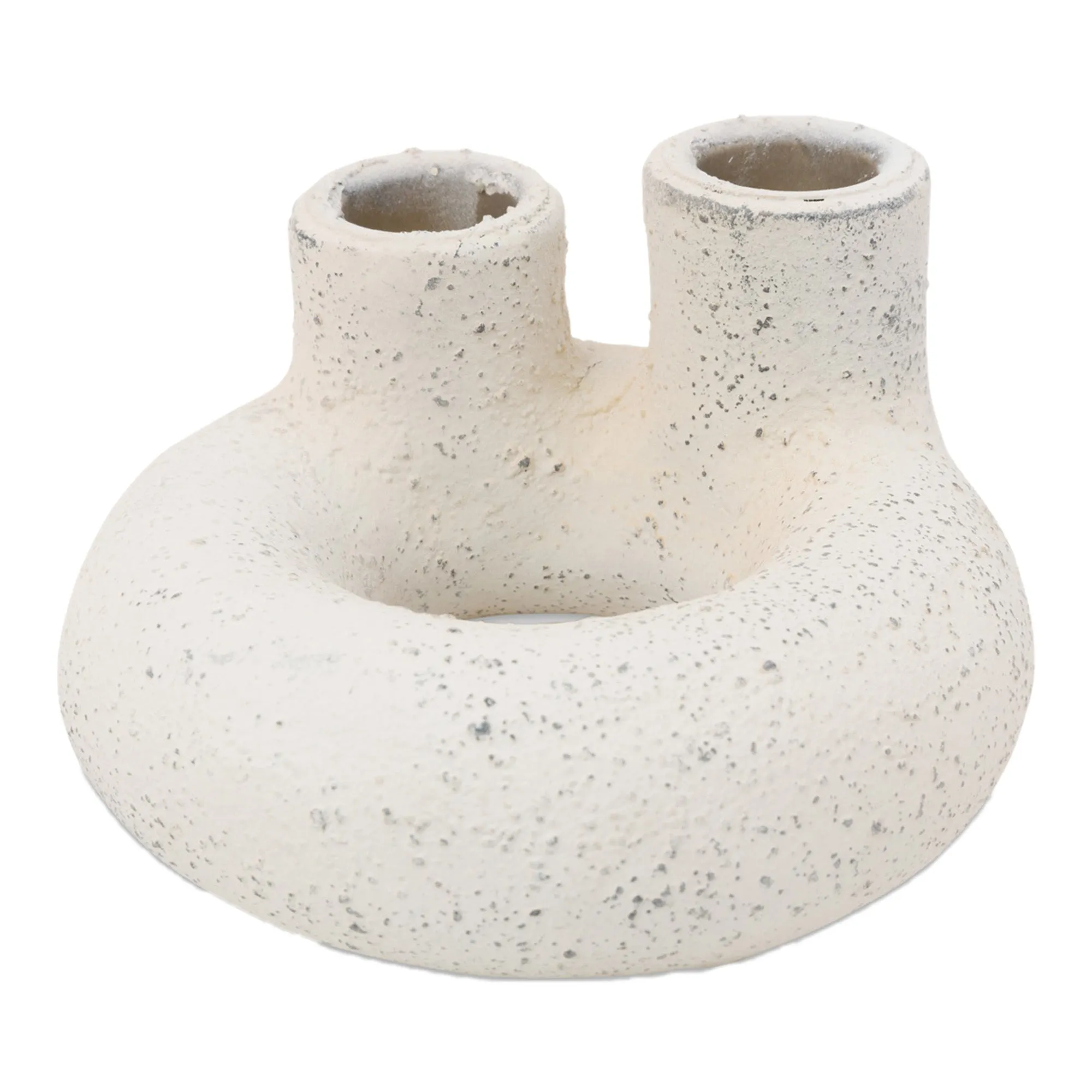 12cm White Ecomix Candle Holder