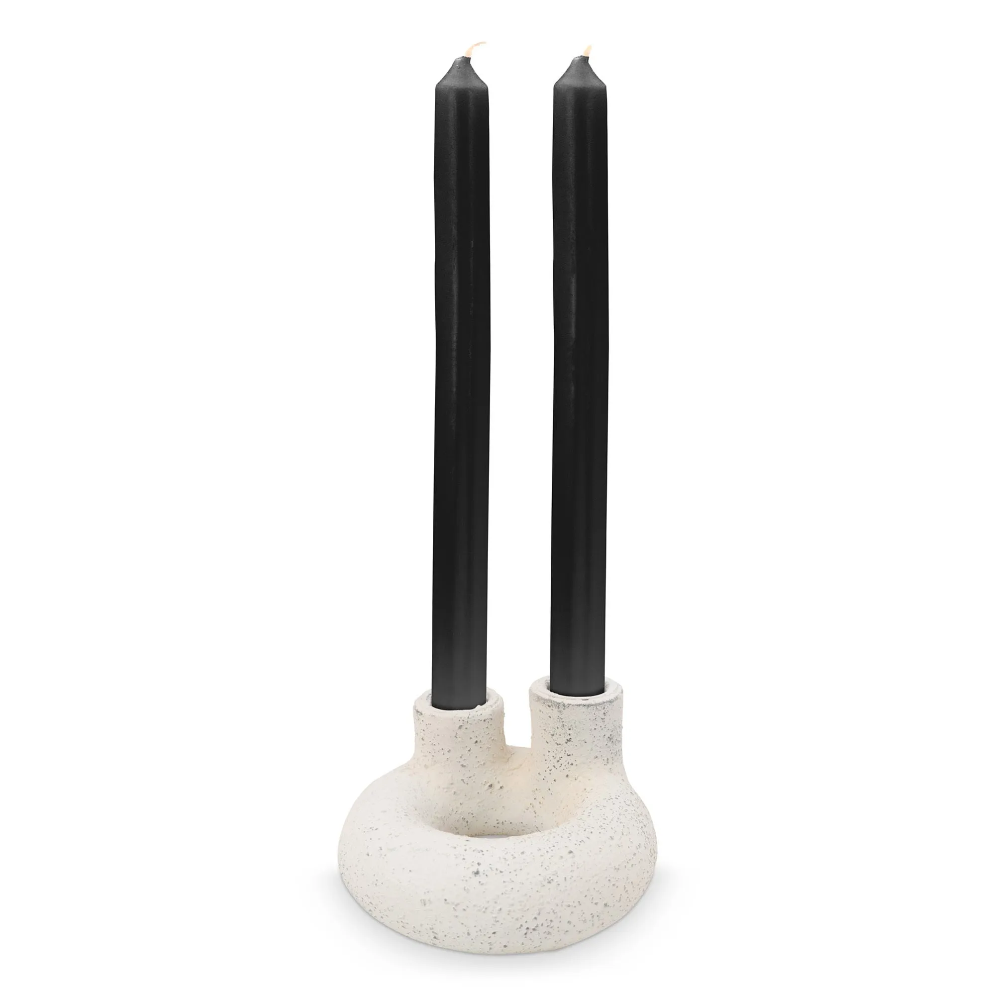 12cm White Ecomix Candle Holder