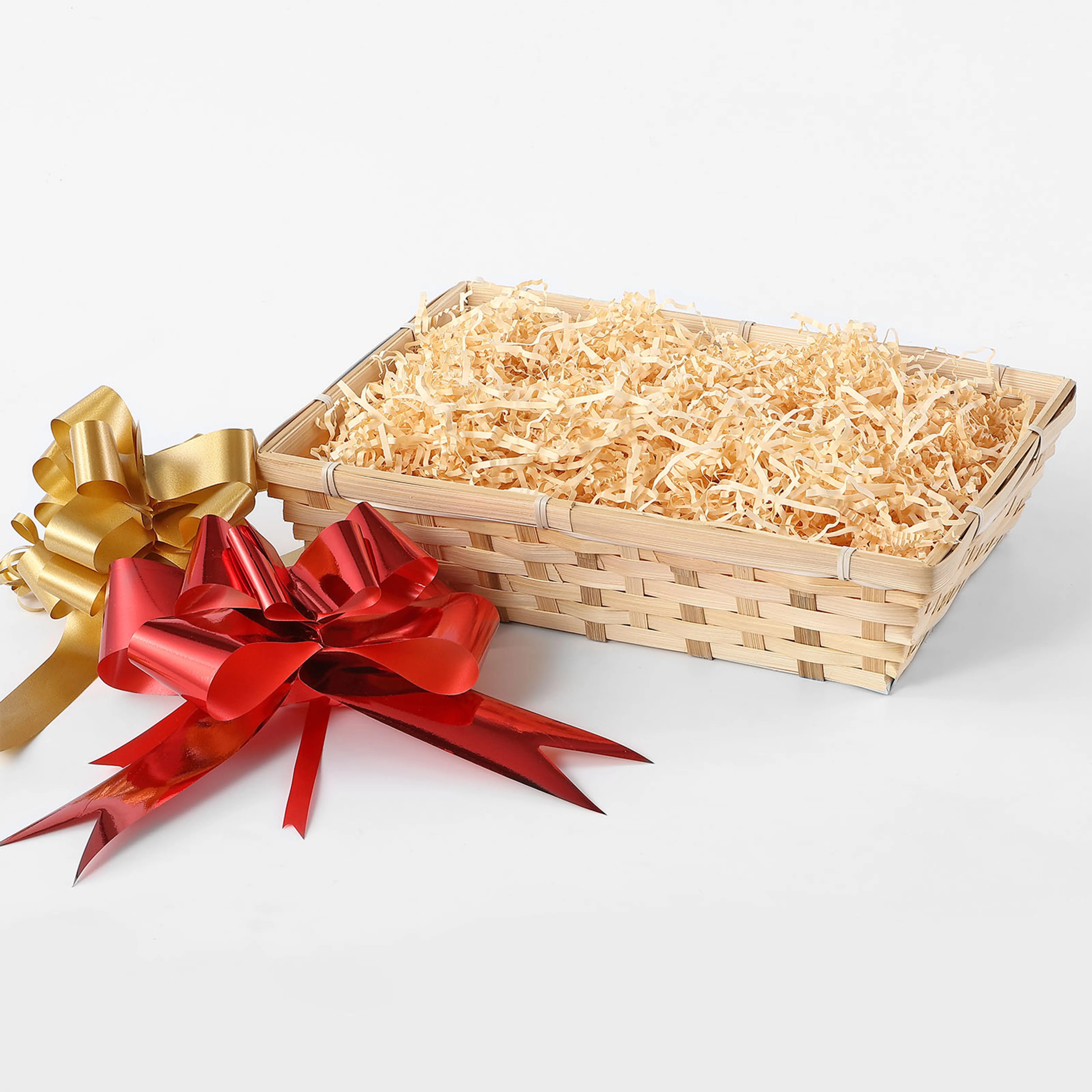 26cm Bamboo Packing Basket Tray