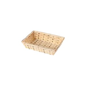 26cm Bamboo Packing Basket Tray