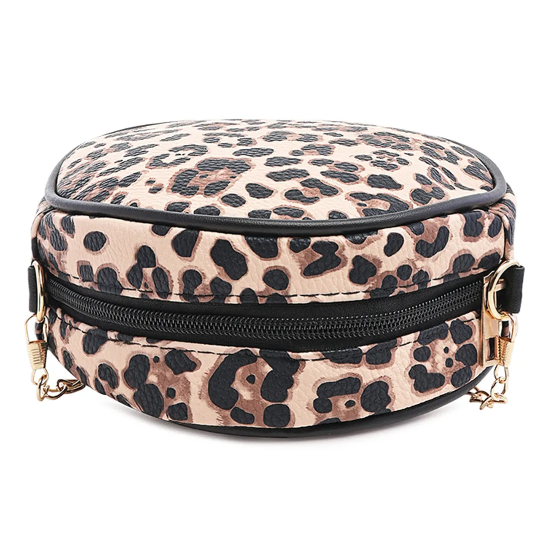 Beige Leopard Sling Bag