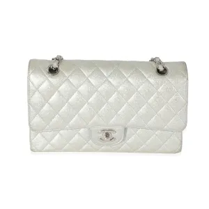 CHANEL 21K Glitter Caviar Medium Classic Double Flap Bag