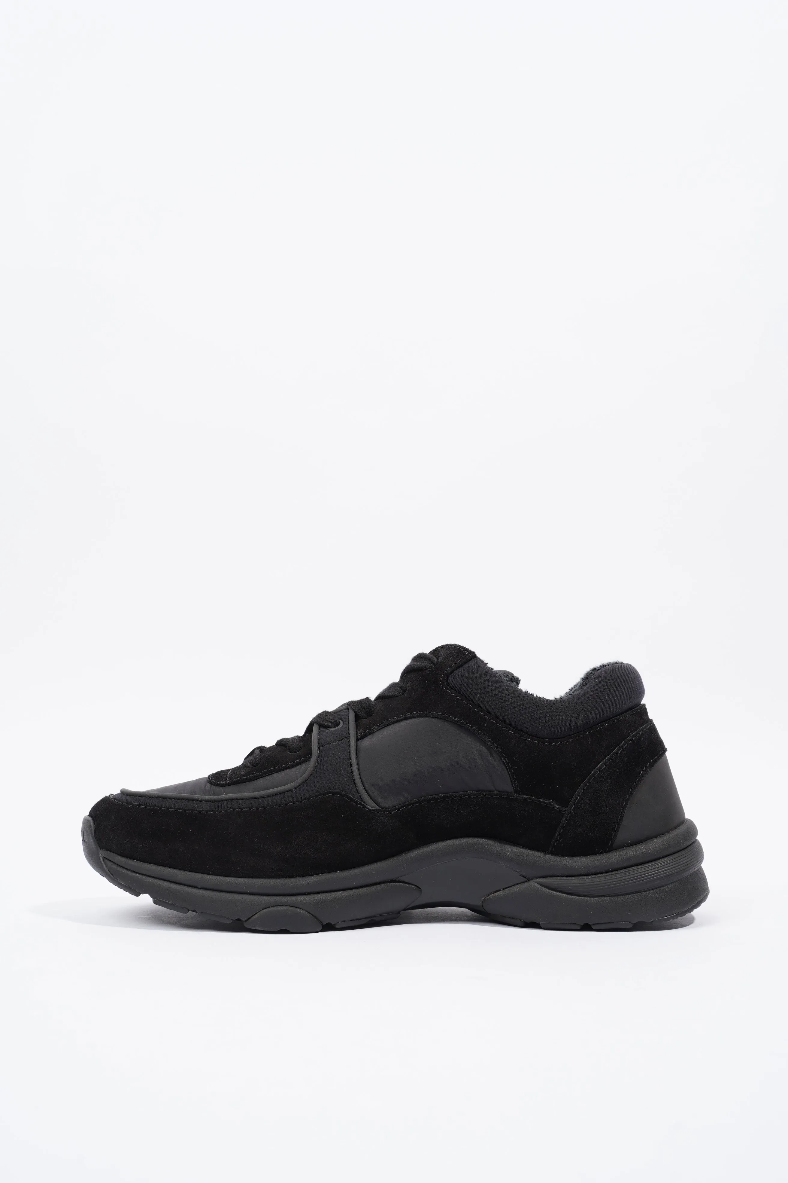 Chanel CC Logo Sneaker Black Re Nylon EU 38 UK 5