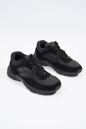 Chanel CC Logo Sneaker Black Re Nylon EU 38 UK 5