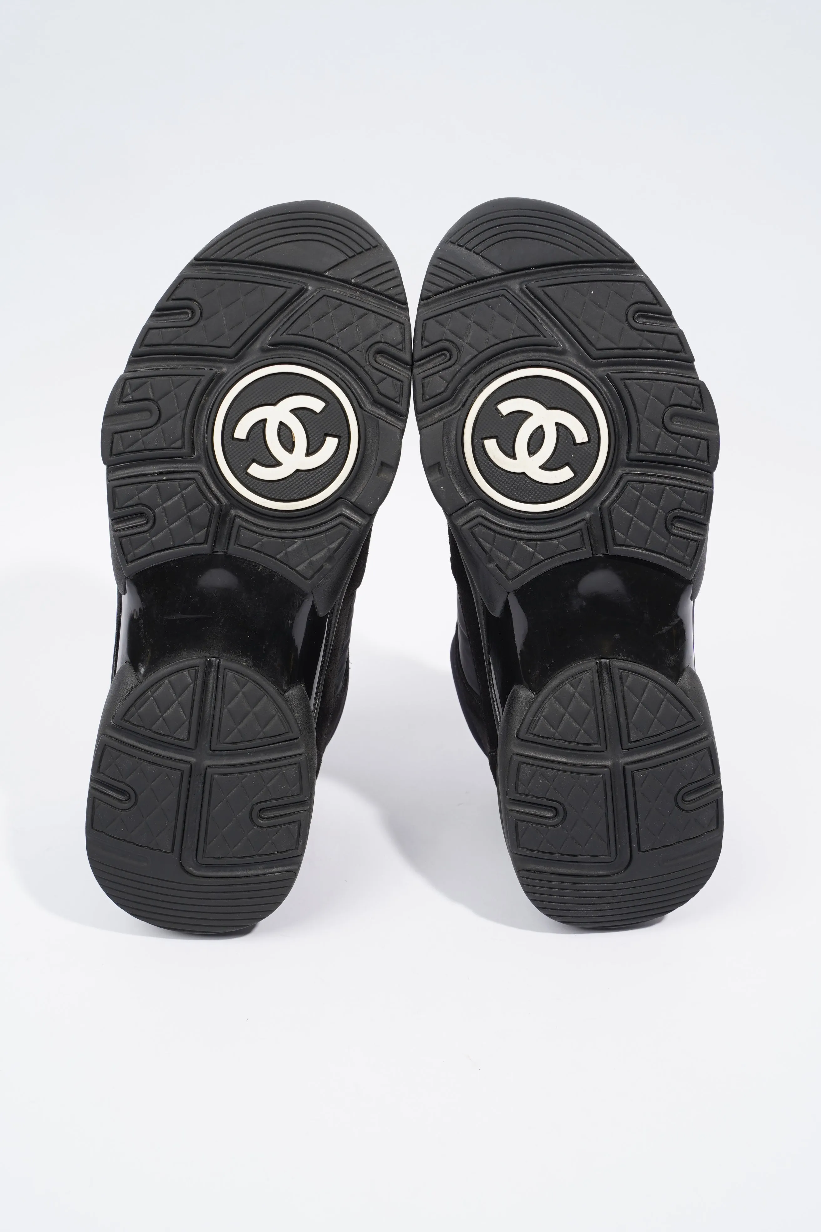 Chanel CC Logo Sneaker Black Re Nylon EU 38 UK 5