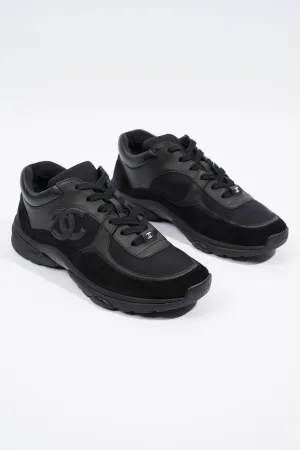 Chanel CC Logo Sneaker Black Suede EU 37.5 UK 4.5