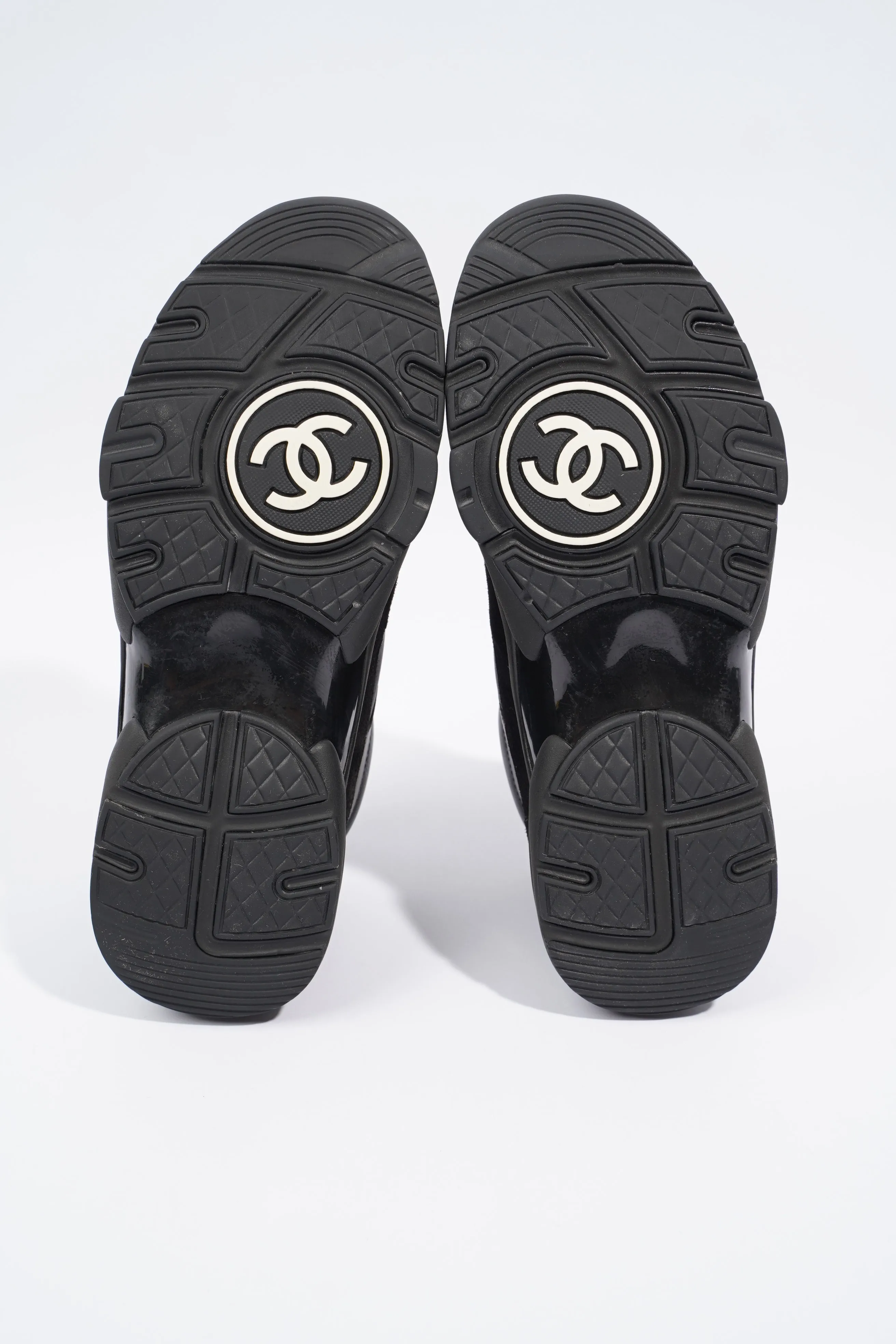 Chanel CC Logo Sneaker Black Suede EU 37.5 UK 4.5