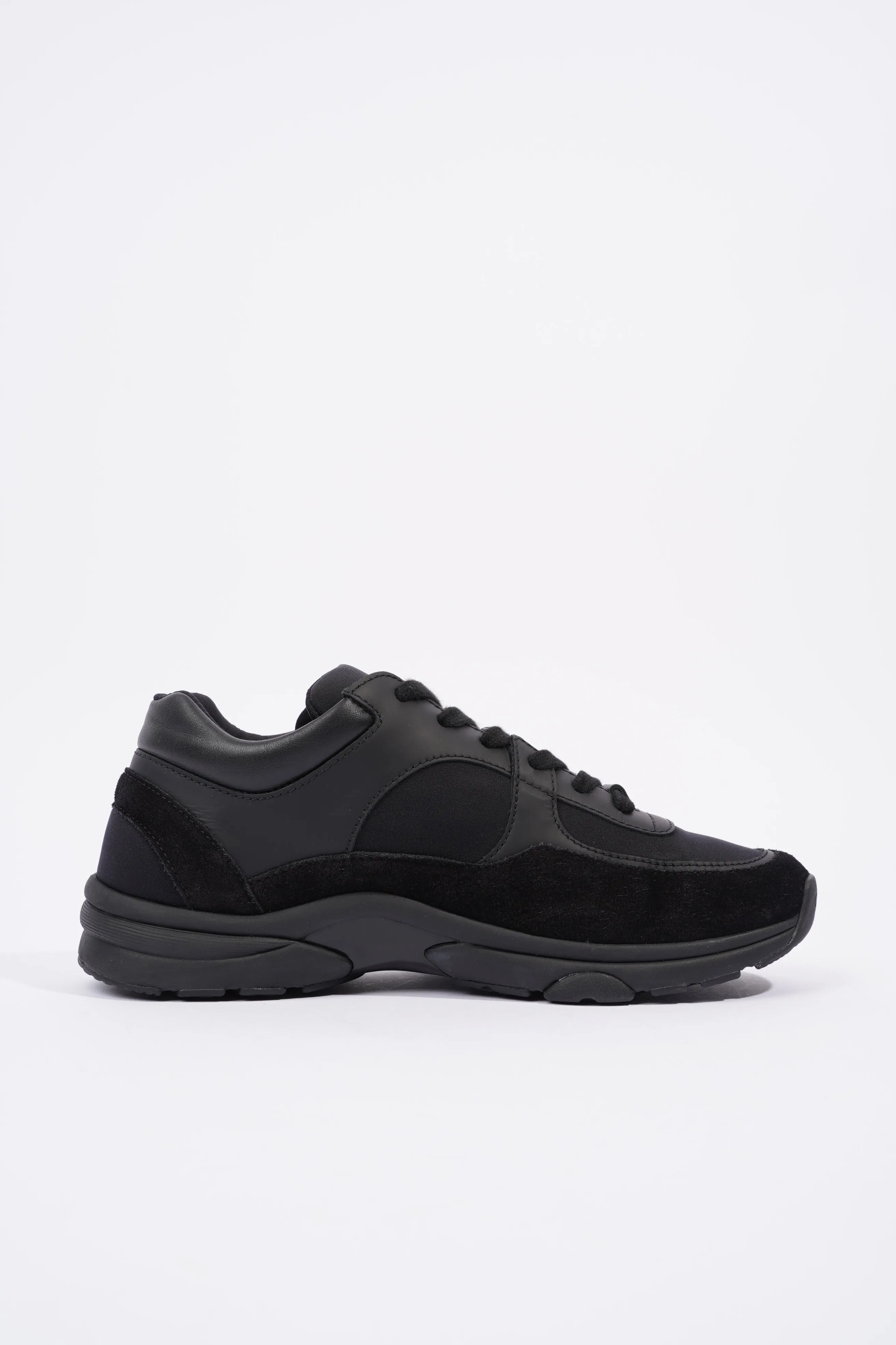 Chanel CC Logo Sneaker Black Suede EU 38 UK 5