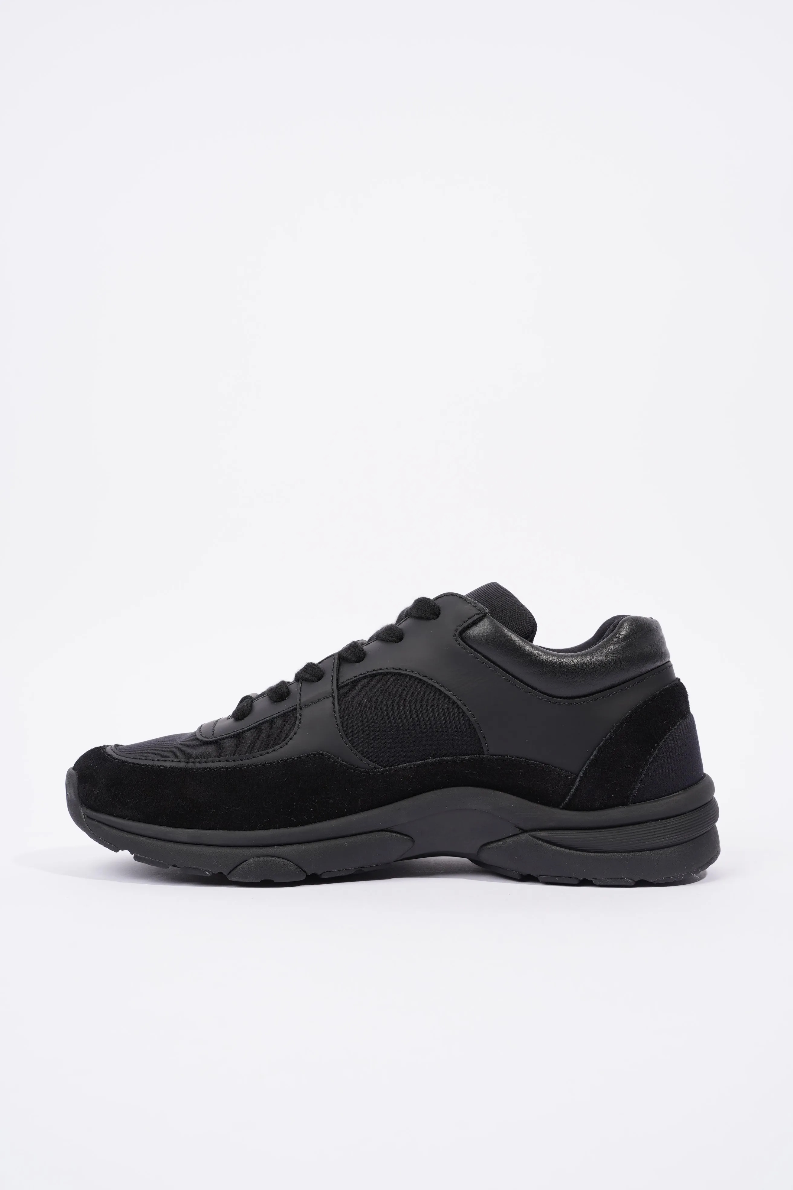 Chanel CC Logo Sneaker Black Suede EU 38 UK 5