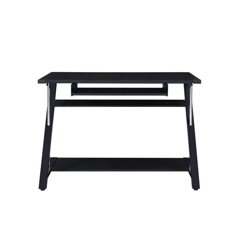 Exquisite Contemporary Computer Desk, Black By Casagear Home