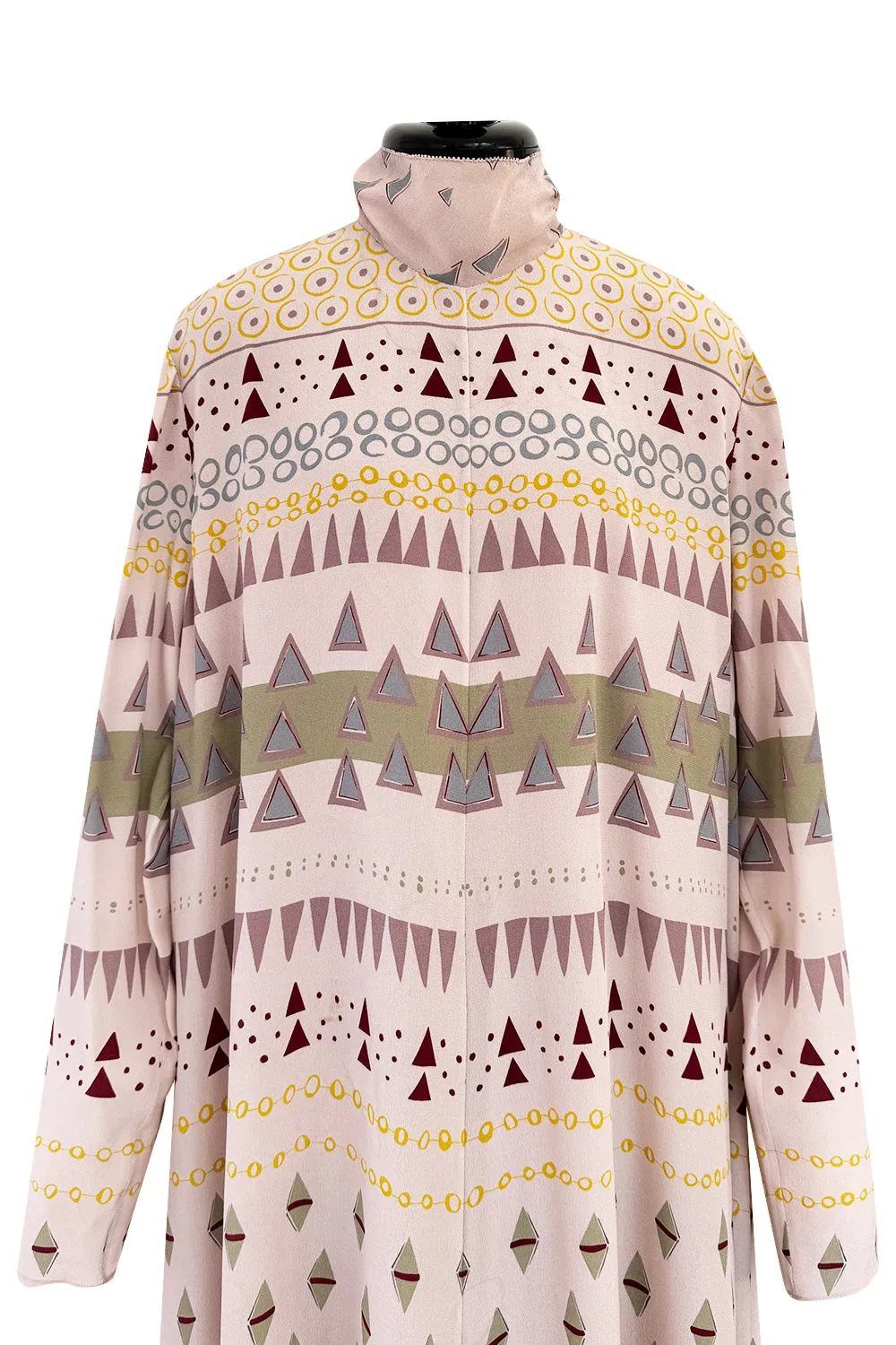 Fall 2016 Valentino by Pierpaolo Piccioli & Maria Grazia Chiuri Runway Look 26 Dusty Pink Printed Silk Dress