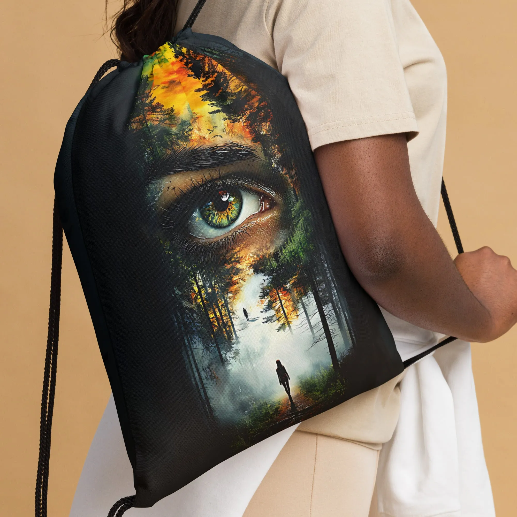 Inner Awakening Drawstring bag