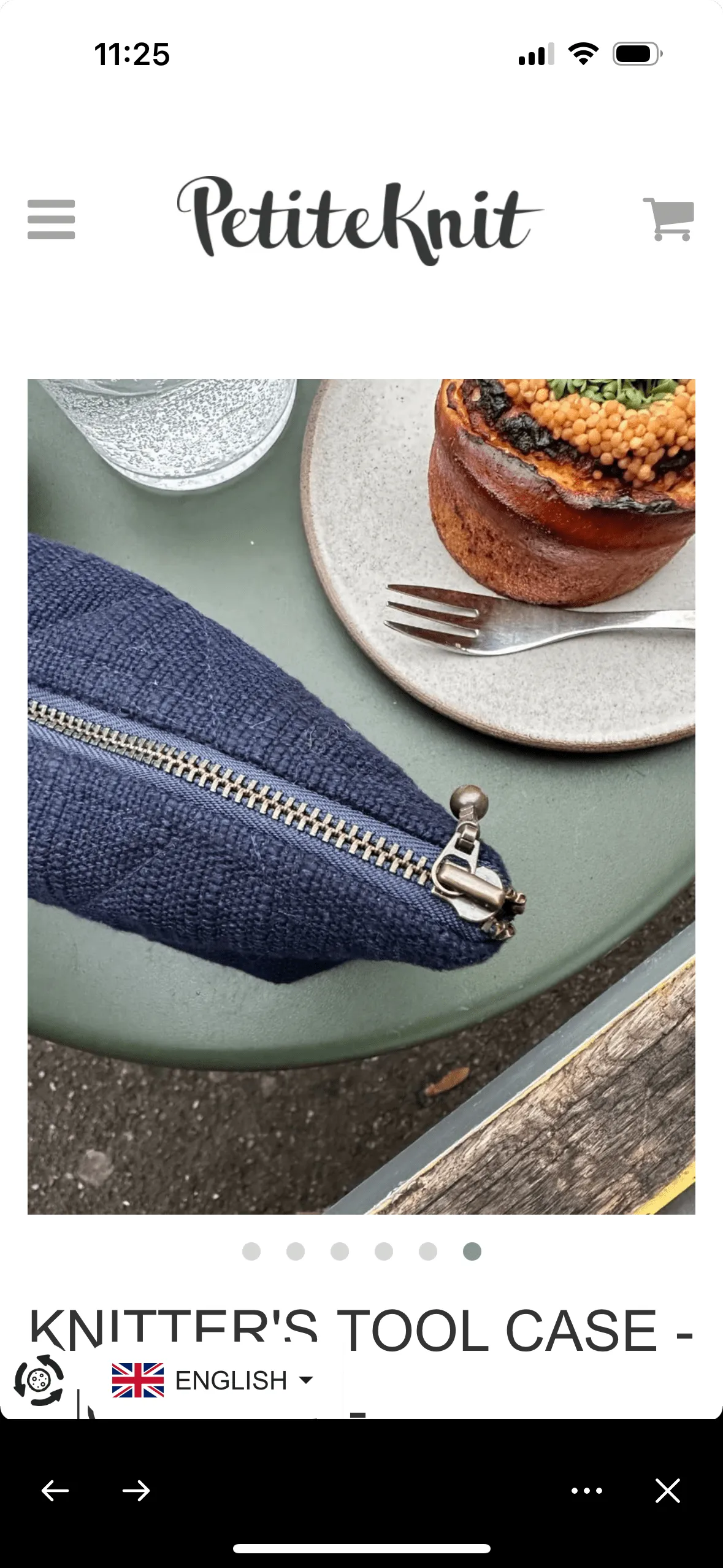 Knitter's Tool Case - Night Sky by PetiteKnit