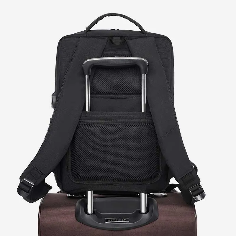 Multifunctional Large Capacity Durable Breathable Travel Laptop Backpack With USB Charging Port
