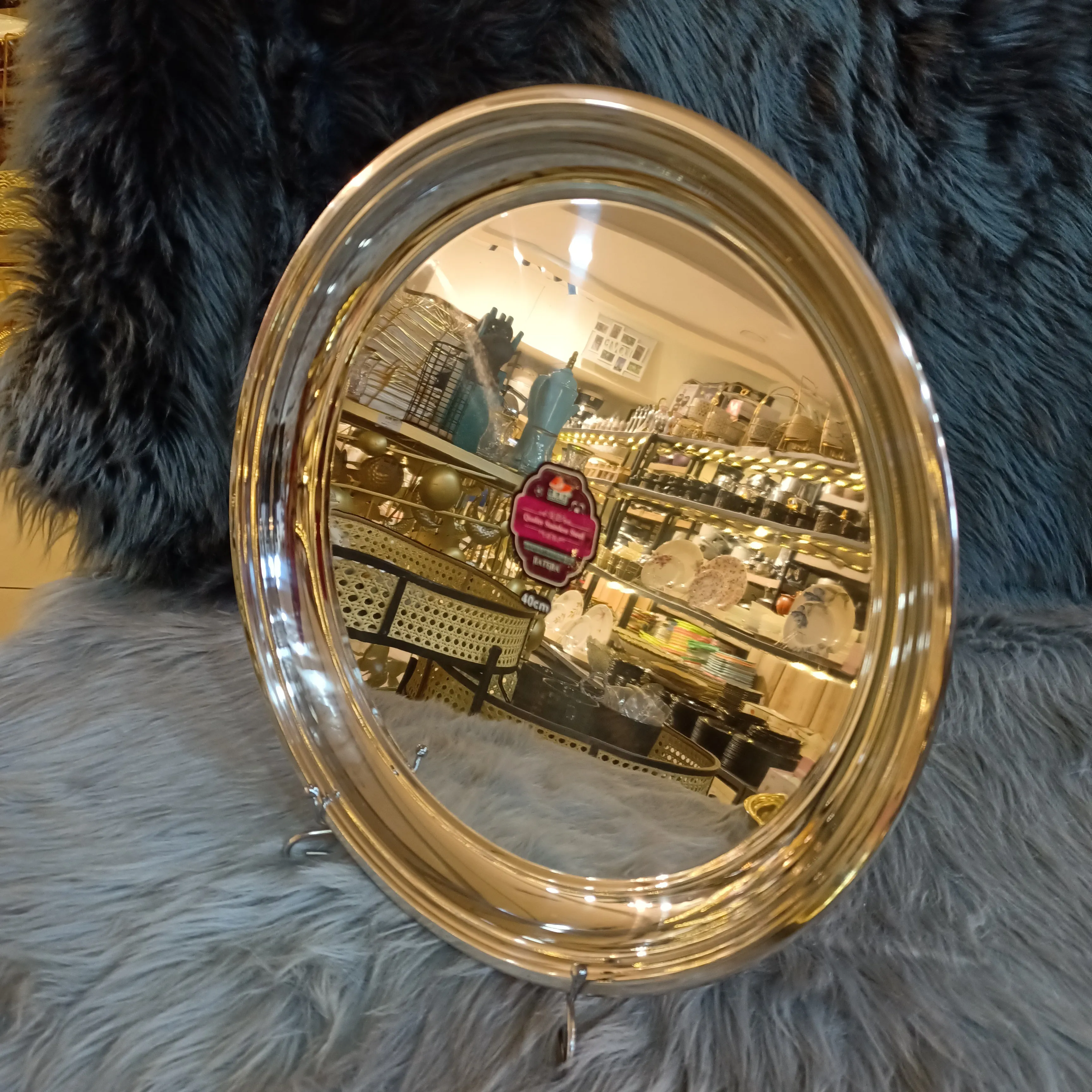 Round Golden Fruit Tray (40cm)