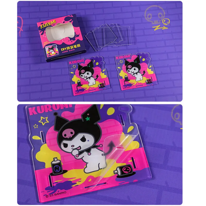 Sanrio Graffiti Series Kuromi DIY Acrylic Pen Holder