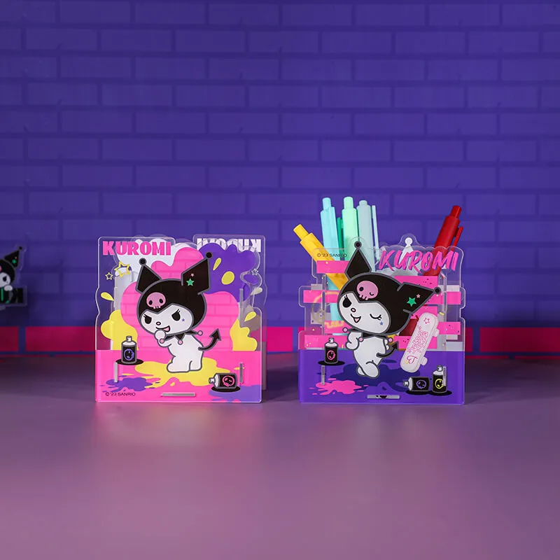 Sanrio Graffiti Series Kuromi DIY Acrylic Pen Holder