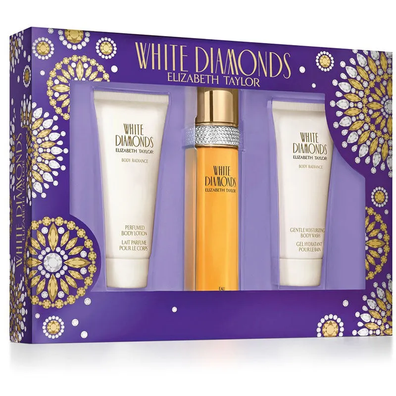 White Diamonds Eau De Toilette 3 Piece Gift Set